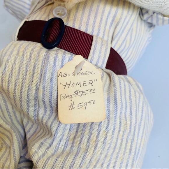 Vintage Bearly There Baseball Teddy Bear - Picture 11 of 13